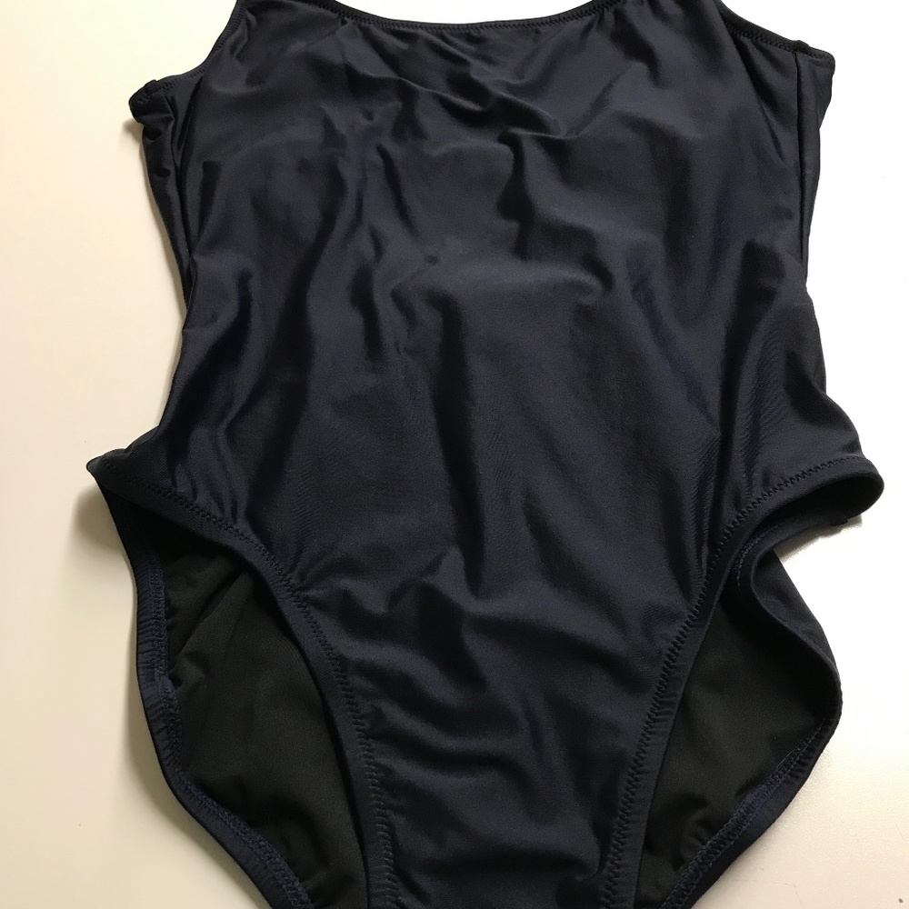 JCrew  scoop back Round Neck Tank one-piece